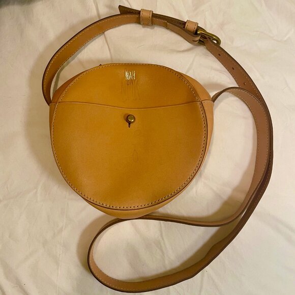 Madewell Small Circle Leather Shoulder Bag - Picture 1 of 8
